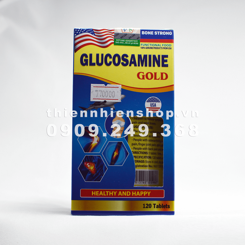 GLUCOSAMINE GOLD - Nuôi dưỡng sụn khớp 120 viên