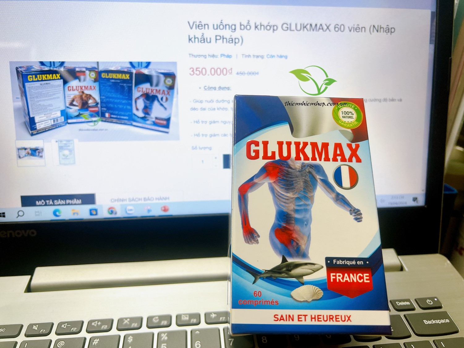 Viên uống bổ khớp GLUKMAX 60 viên (Nhập khẩu Pháp)