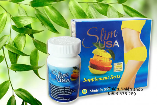 Slim USA - Viên nang hỗ trợ giảm cân tốt nhất (hộp 30 viên)