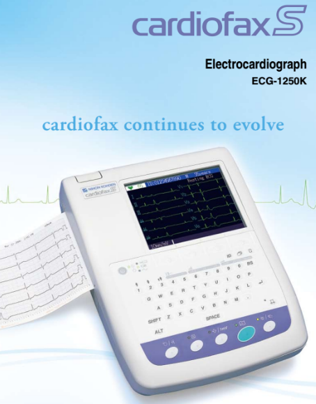 Máy điện tim 6 cần ECG 1250K Nihon Kohden