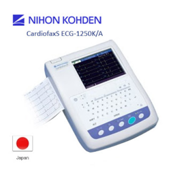 Máy điện tim 6 cần ECG 1250K Nihon Kohden