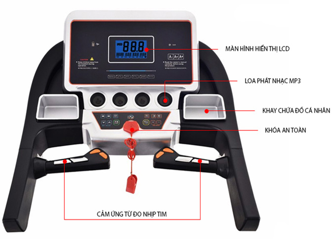 Máy chạy bộ điện Pro Fitness PF-114