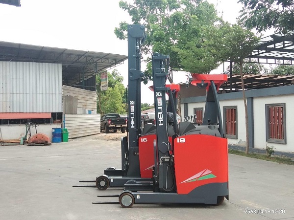 Xe nâng điện reach truck 1.8 tấn hàng có sẵn tại kho Bình Minh