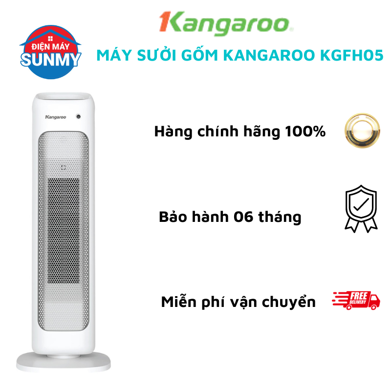 Máy sưởi gốm Kangaroo KGFH05- Miễn phí vận chuyển Nội thành Hà Nội