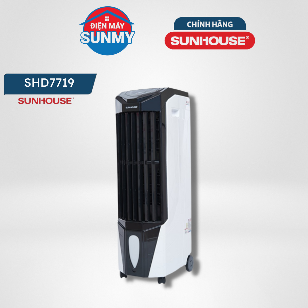 QUẠT ĐIỀU HÒA HƠI NƯỚC - MÁY LÀM MÁT KHÔNG KHÍ SUNHOUSE SHD7719 - CHÍNH HÃNG