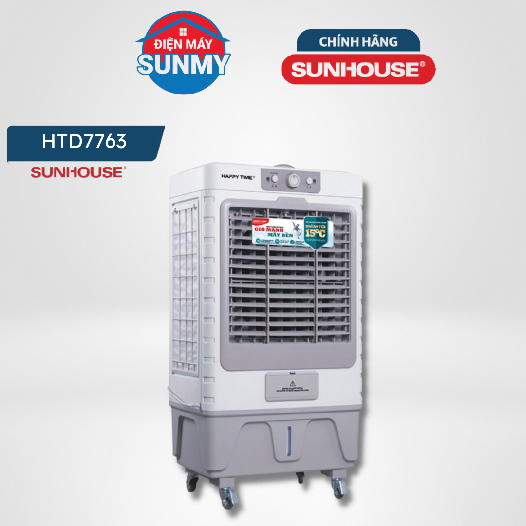 QUẠT ĐIỀU HÒA KHÔNG KHÍ SUNHOUSE HAPPYTIME HTD7763