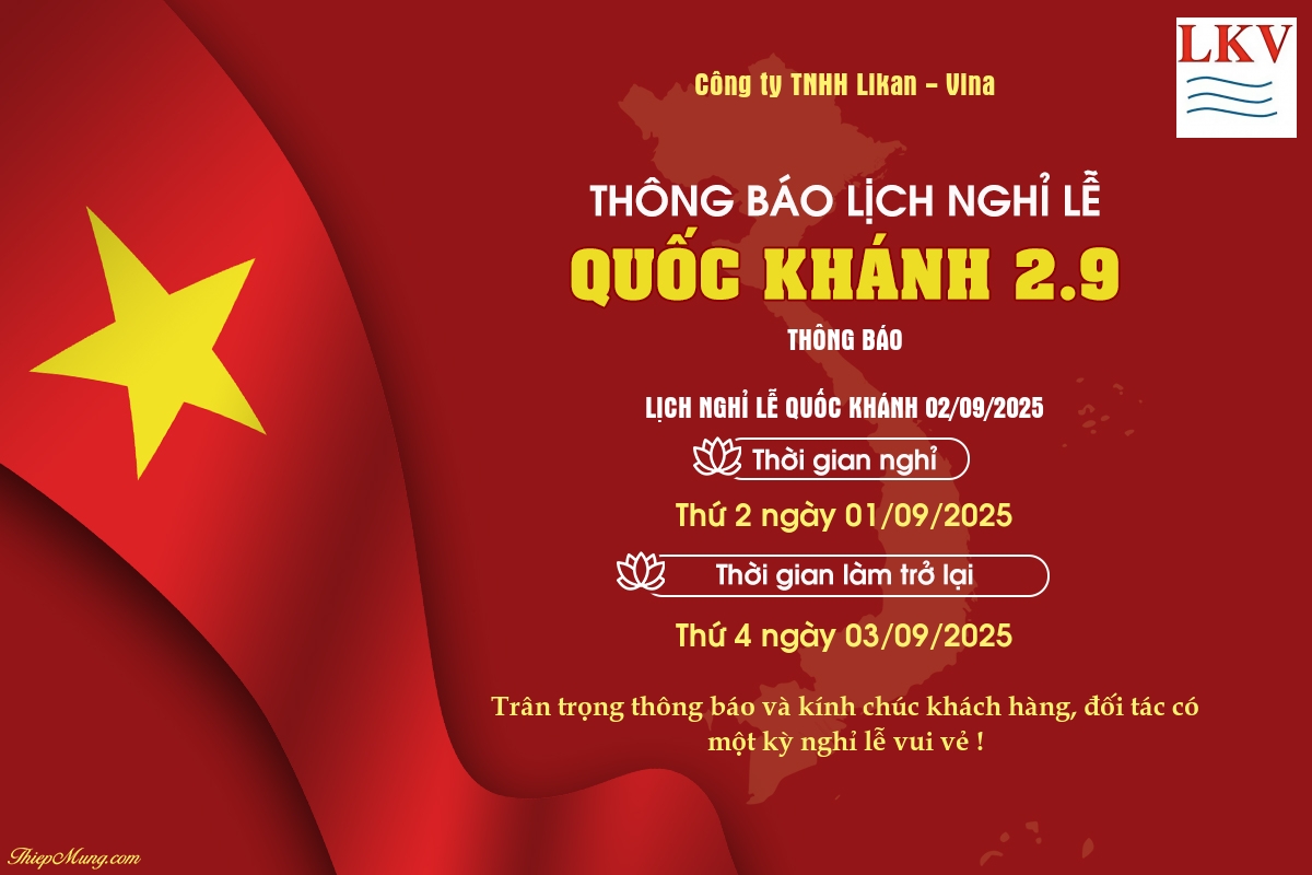 📢 THÔNG BÁO NGHỈ LỄ QUỐC KHÁNH 2/9