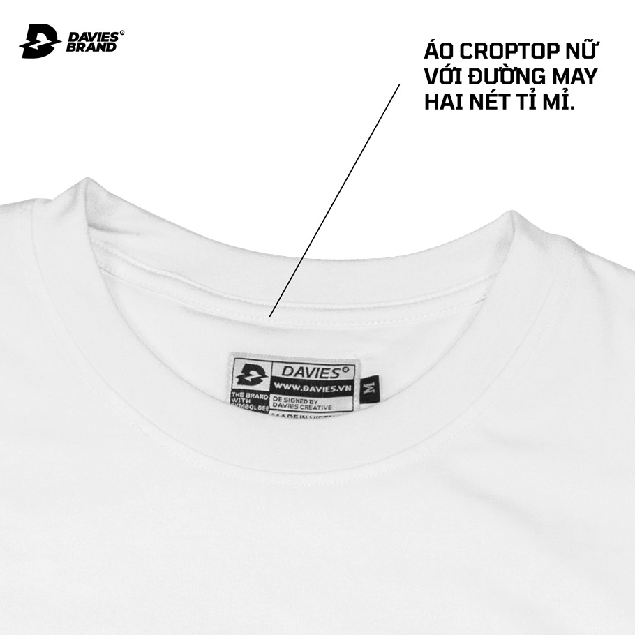 áo croptop ôm eo nữ local brand Davies