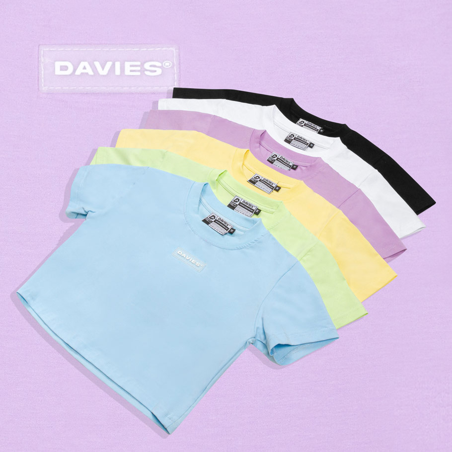 áo croptop ôm eo nữ local brand Davies