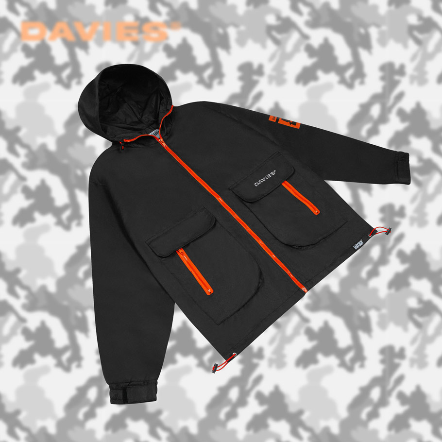áo khoác nam có mũ màu đen local brand Davies