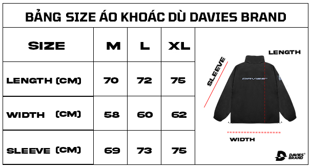 áo khoác nam đẹp local brand davies