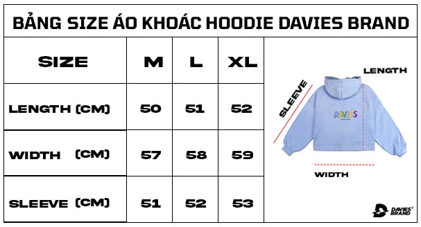 báng size áo khoác hoodie croptop nữ