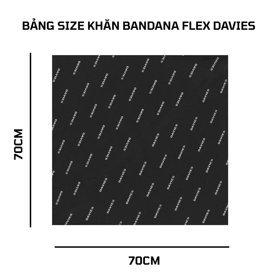 bảng size khăn bandana