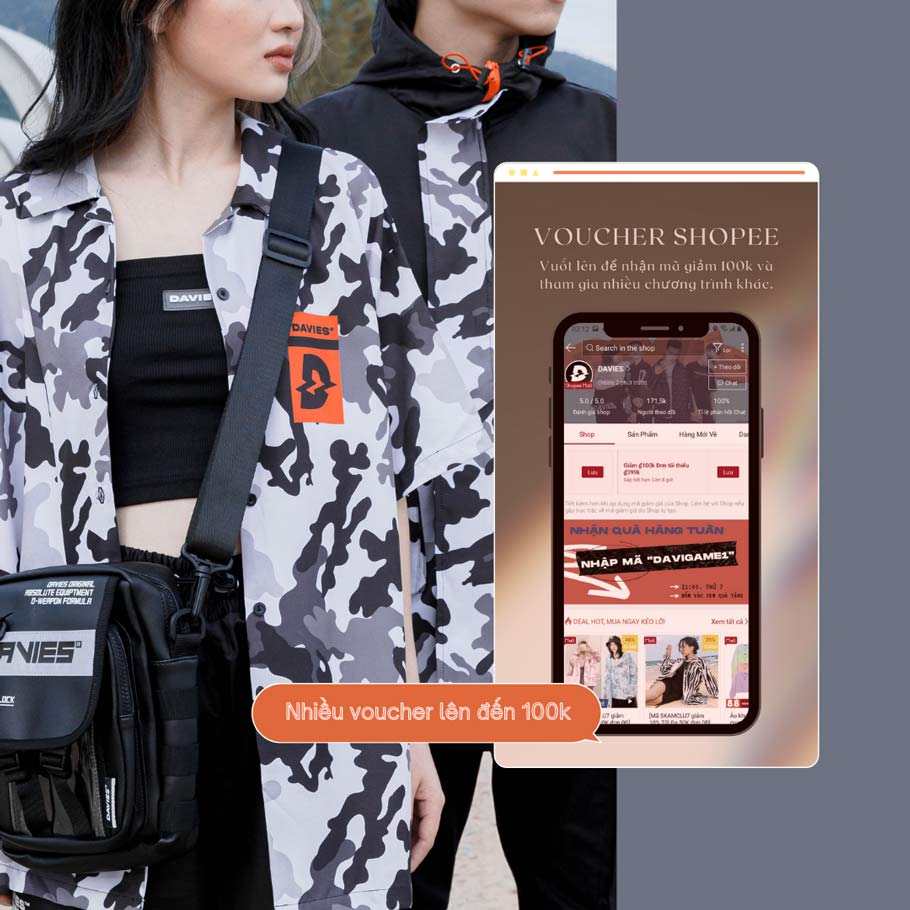 mã giảm giá shopee local brand davies