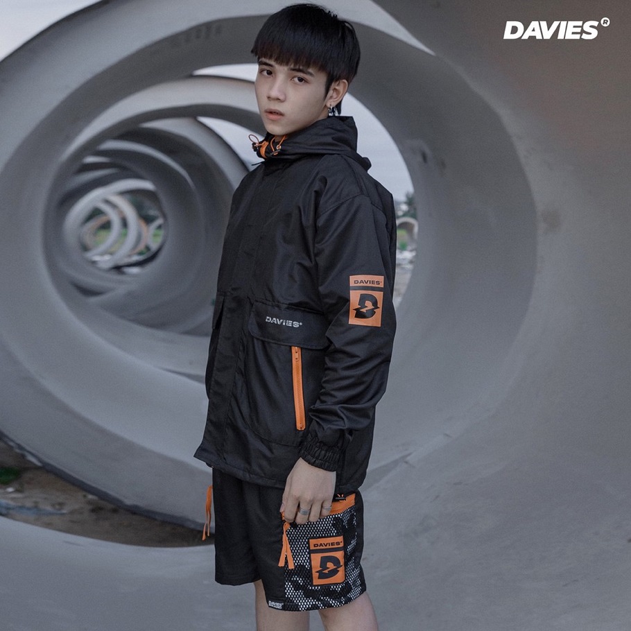 quần đùi nam davies grey camou