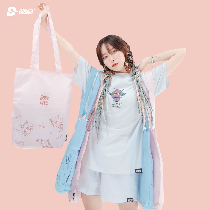 Túi tote nữ màu pastel 