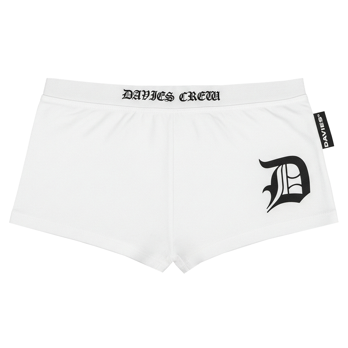 Quần short thun nữ ôm sát DAVIES lưng thấp mini short