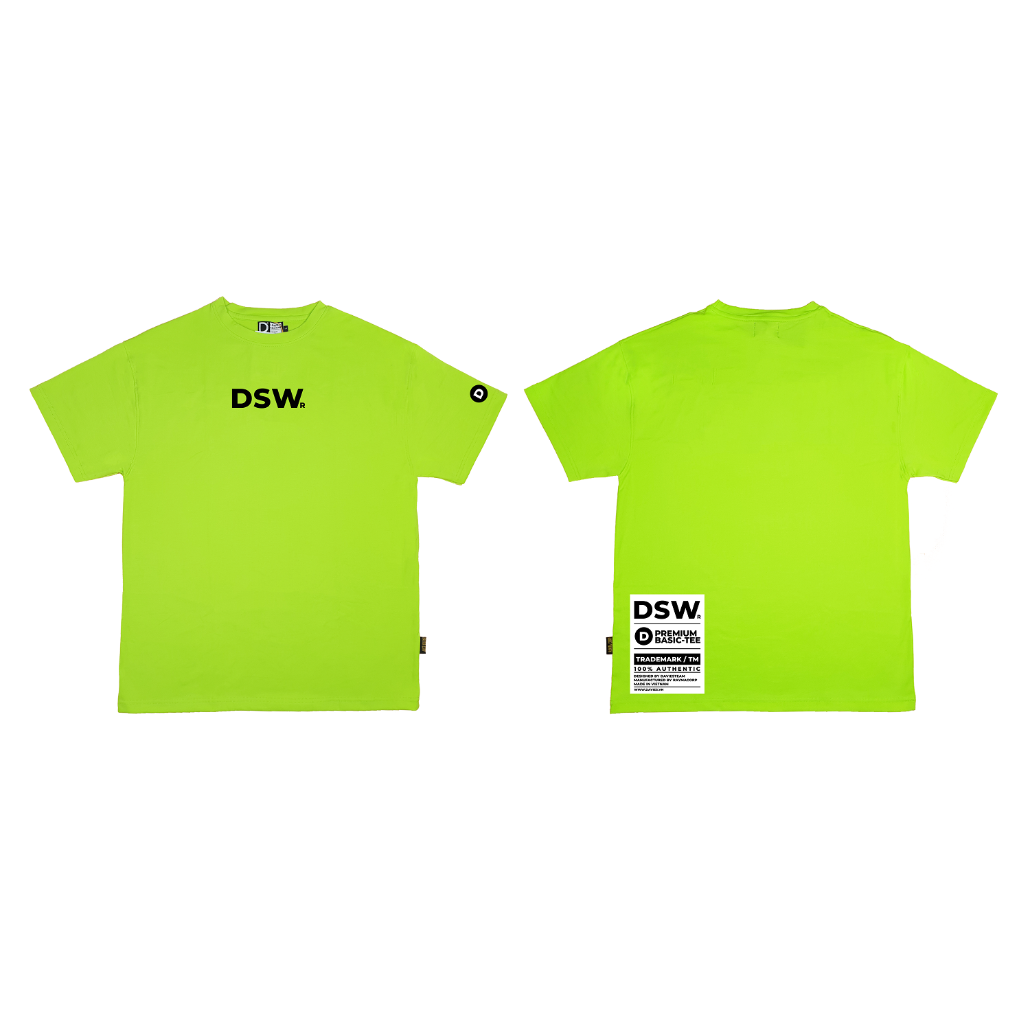 DSW Basic Tee Premium-NEON