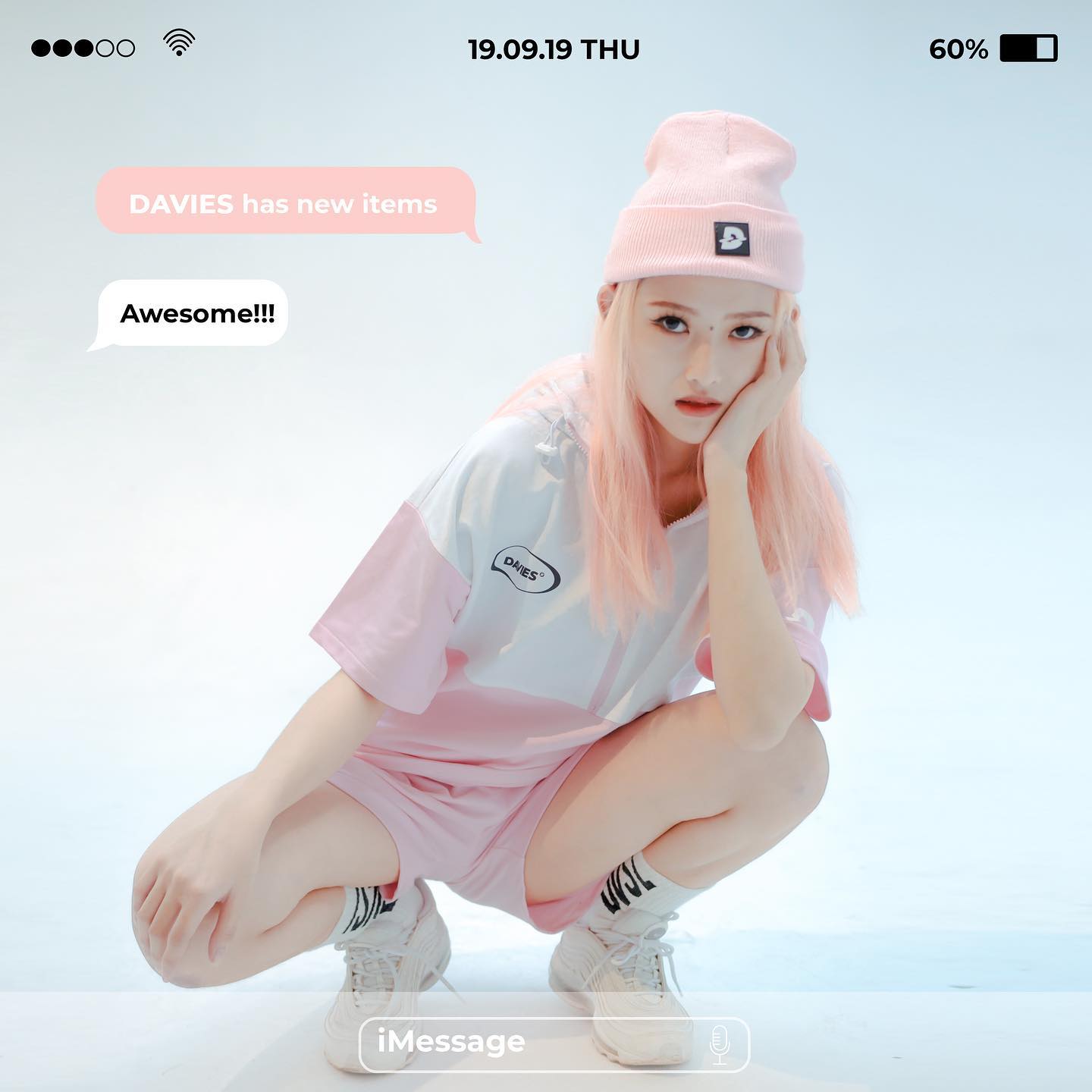 DSS Set Zipper Box-Pink