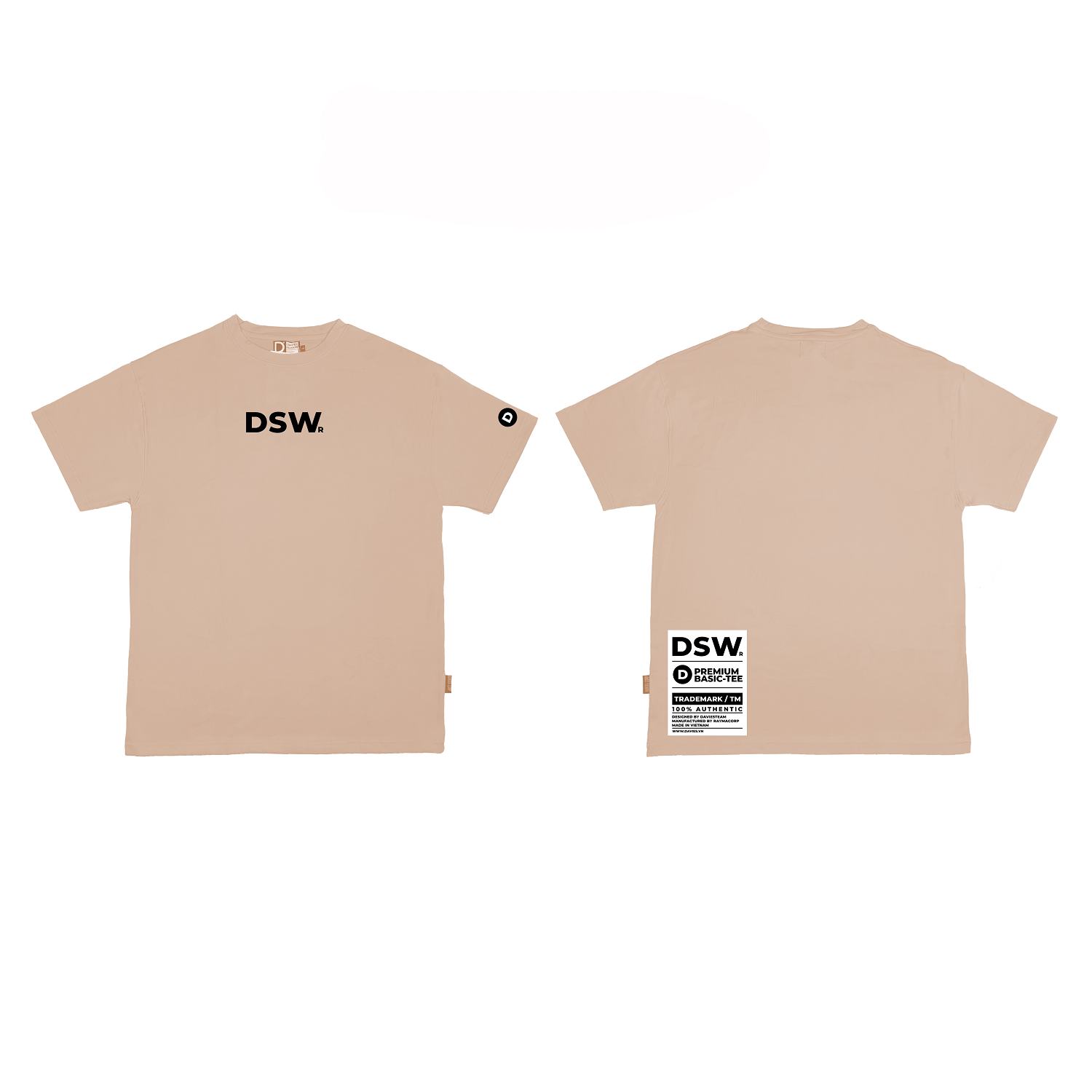 DSW Basic Tee Premium-BEIGE