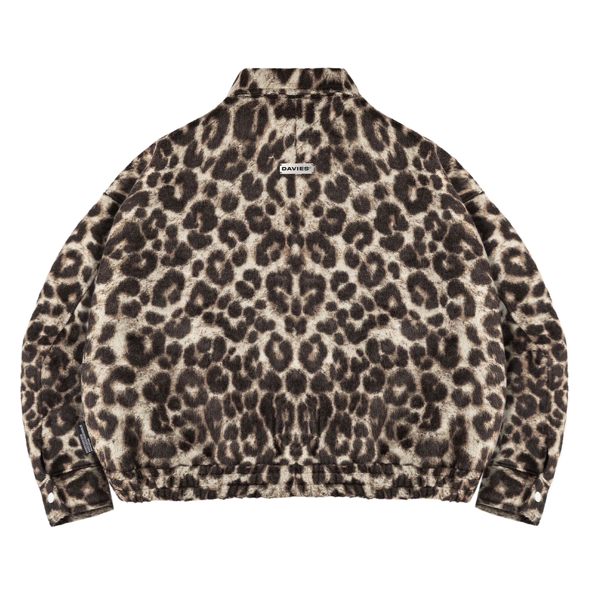 DSW Crop Bomber Jacket Classy - Leopard