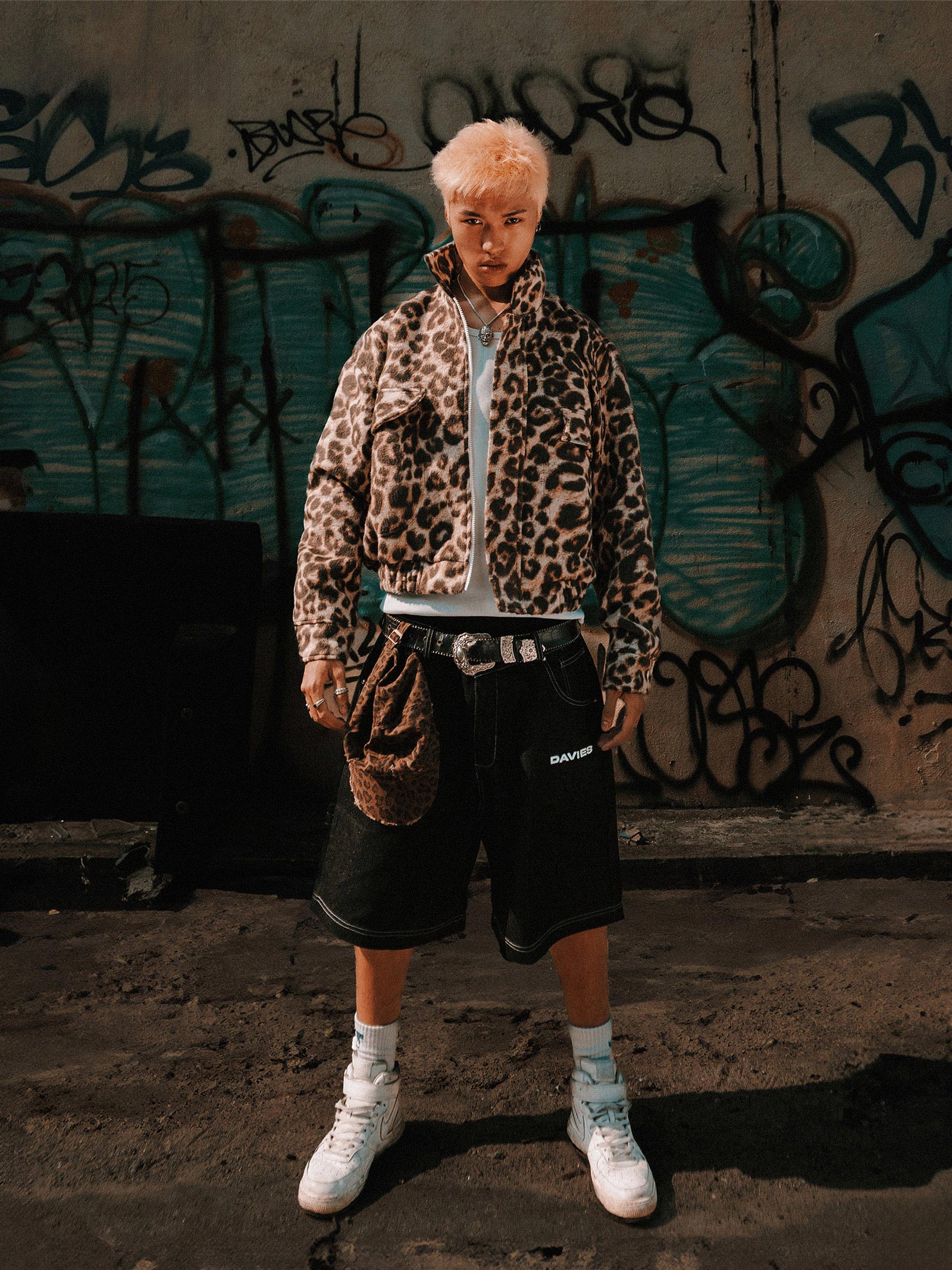 DSW Crop Bomber Jacket Classy