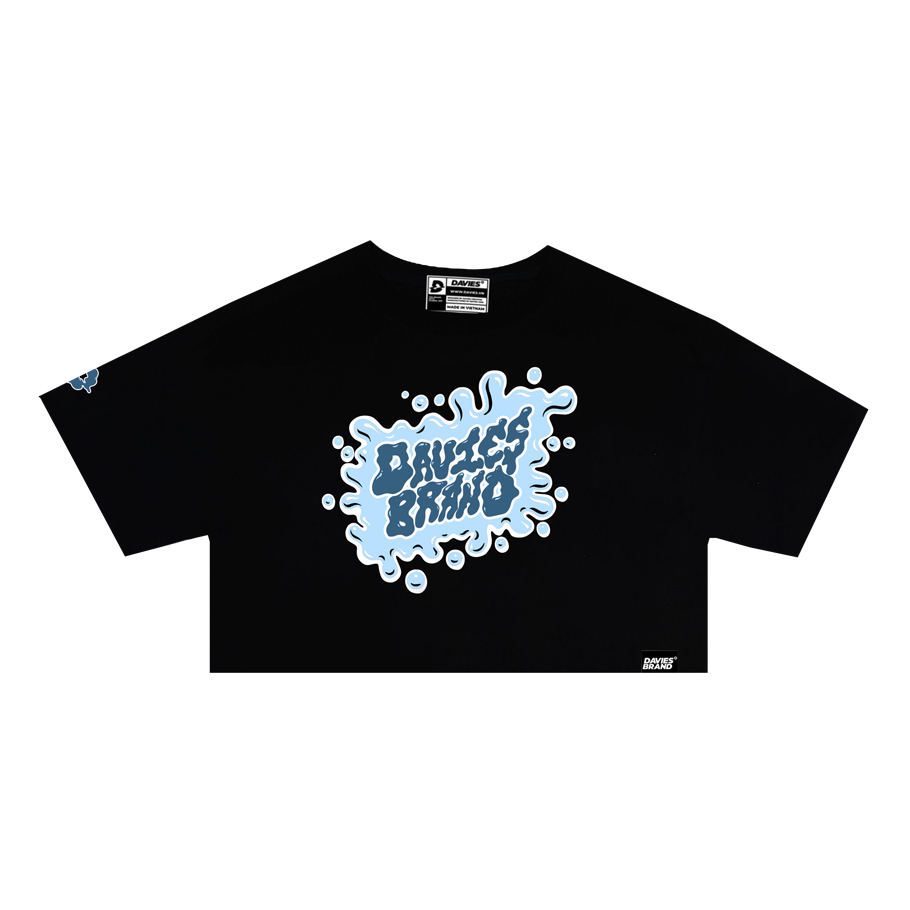 DSS Croptop Cute Paint-Black