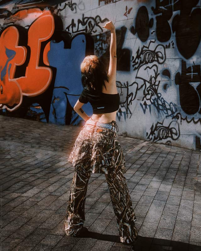 DSS One Shoulder Croptop Tee
