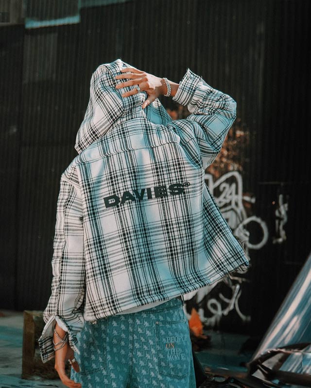 DSW Flannel Hooded Jacket