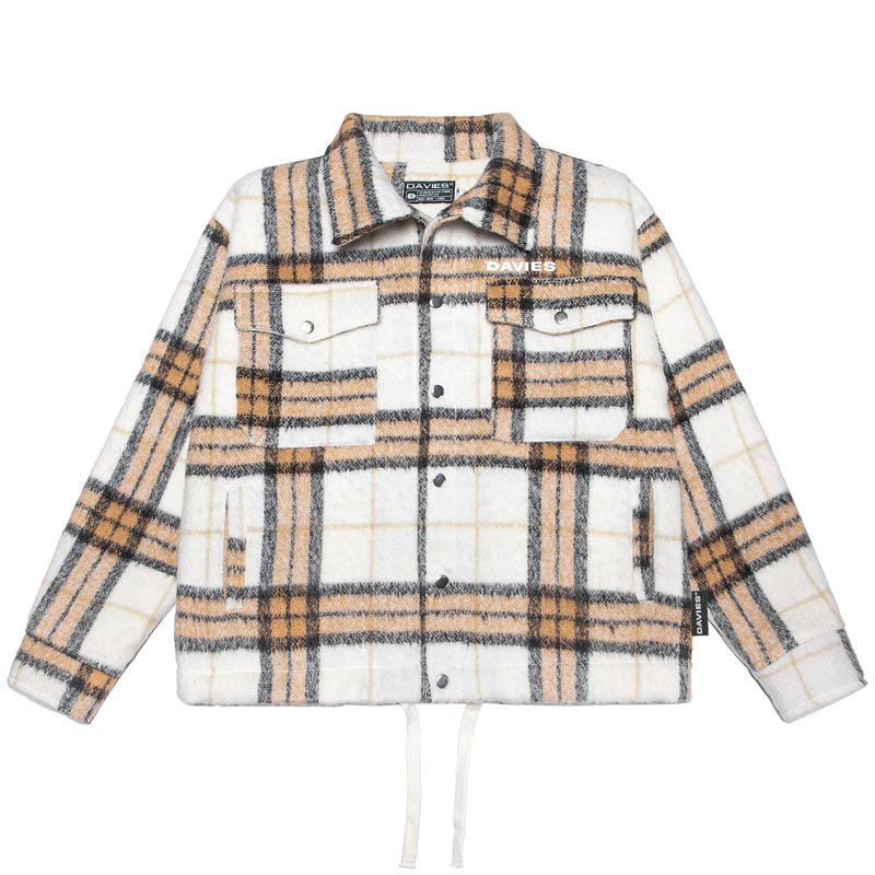 áo flannel nam nữ form boxy vải nỉ local brand Davies