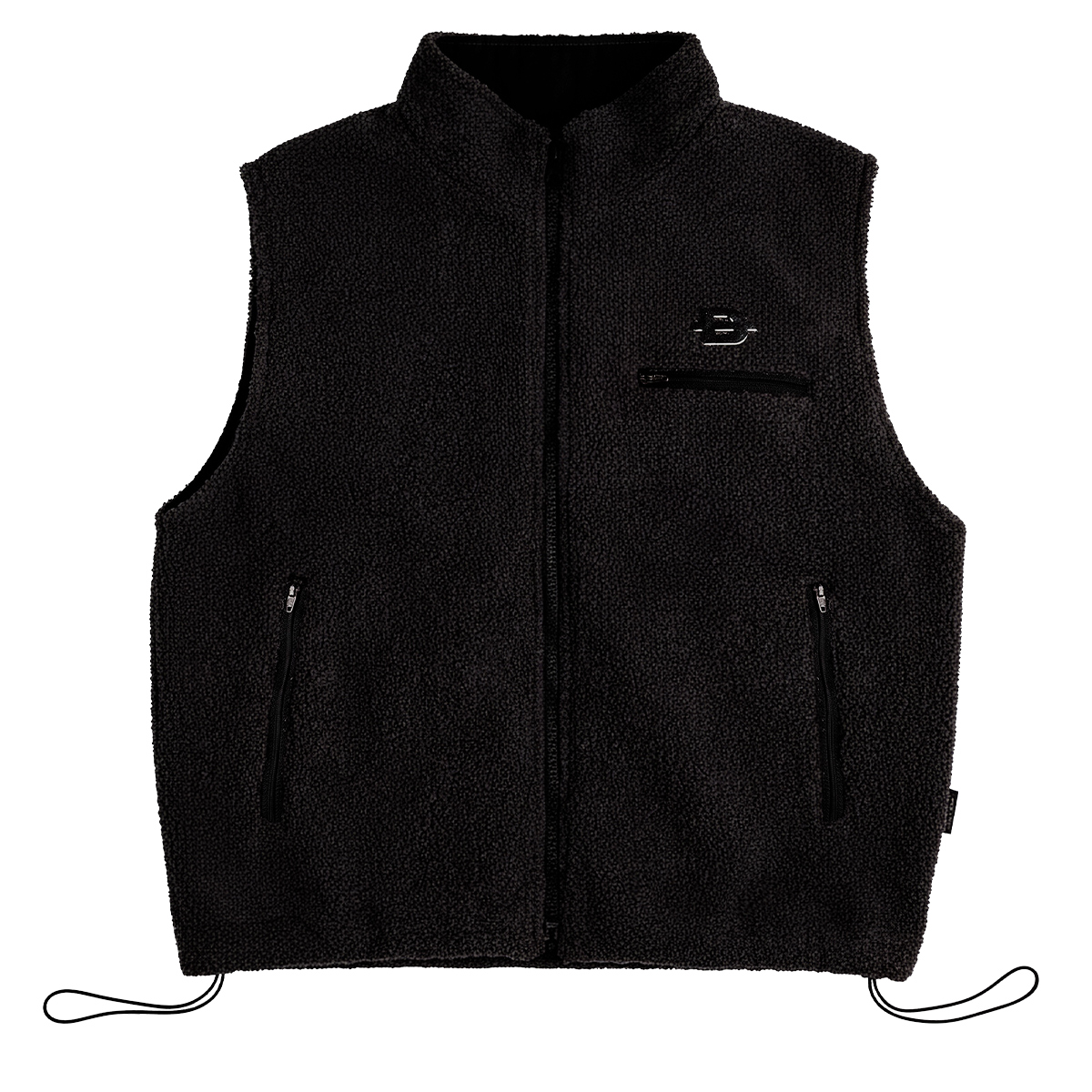 DSW Fleece Zip-Up Vest Jacket