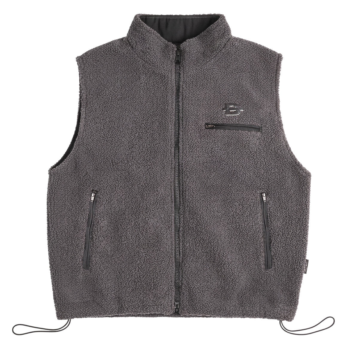DSW Fleece Zip-Up Vest Jacket