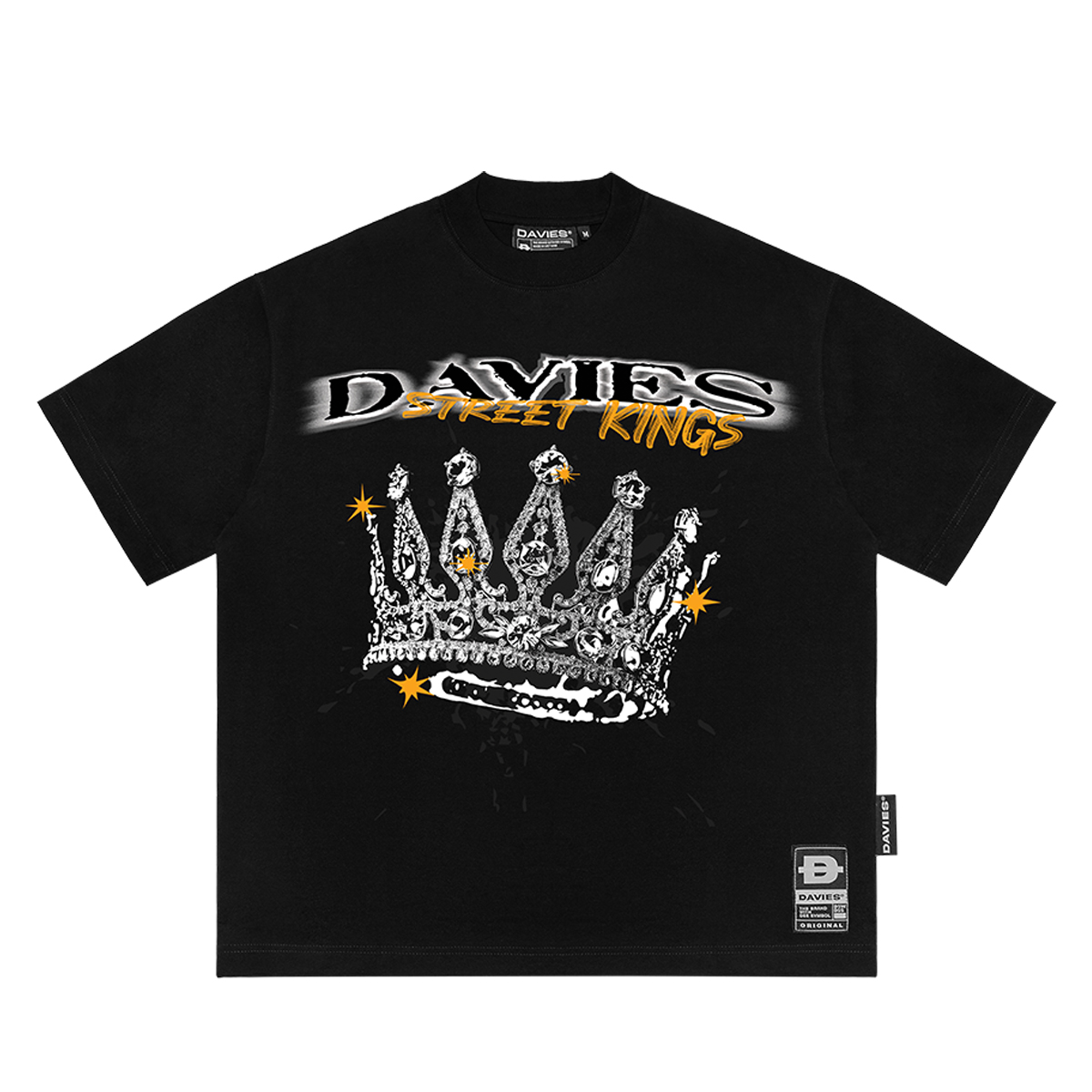 áo hiphop graffiti form rộng tay lỡ màu đen local brand davies