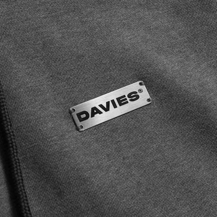 DSW Hoodie Zip Wash Emboss