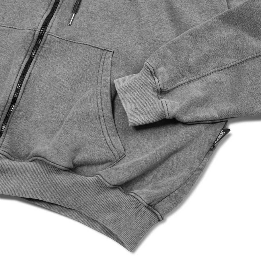 DSW Hoodie Zip Wash Emboss