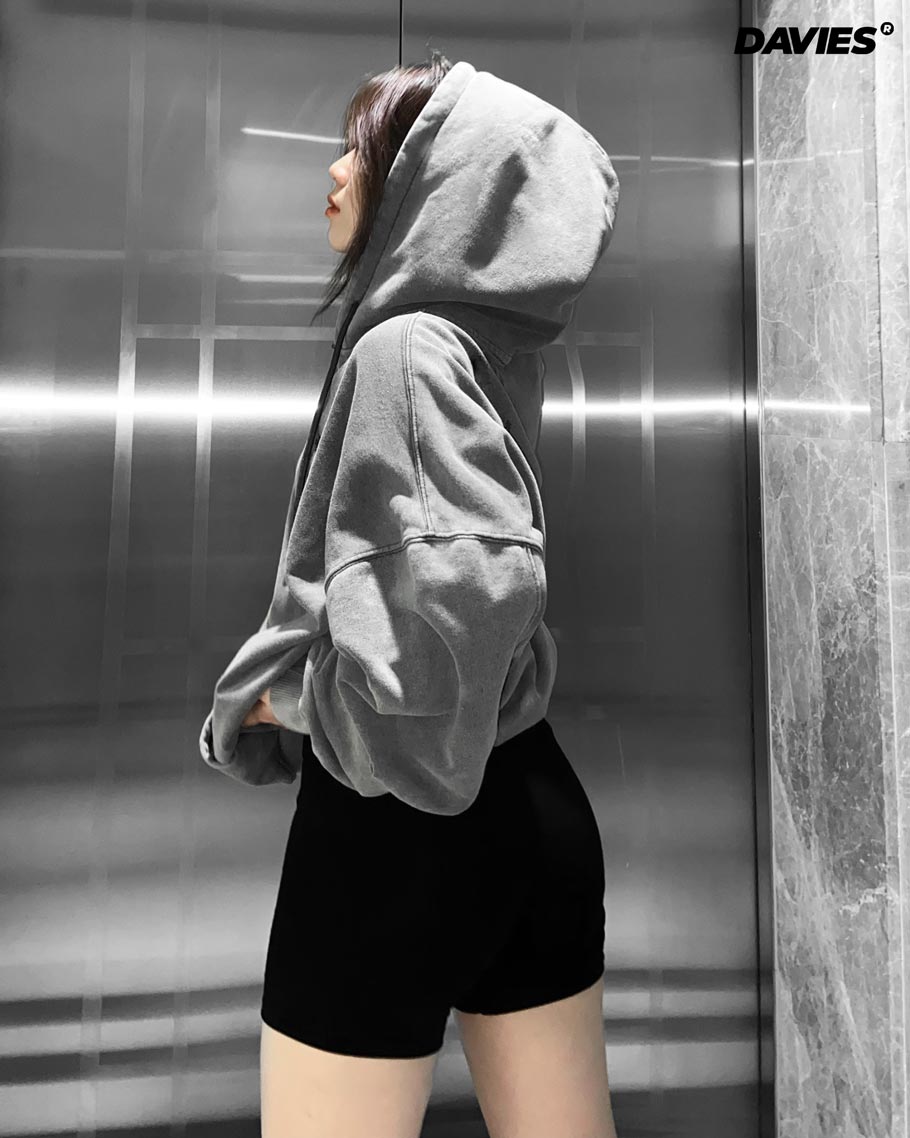 DSW Hoodie Zip Wash Emboss