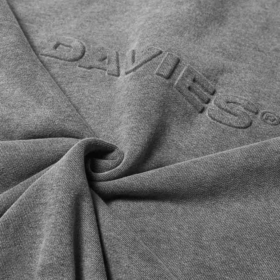 DSW Hoodie Zip Wash Emboss