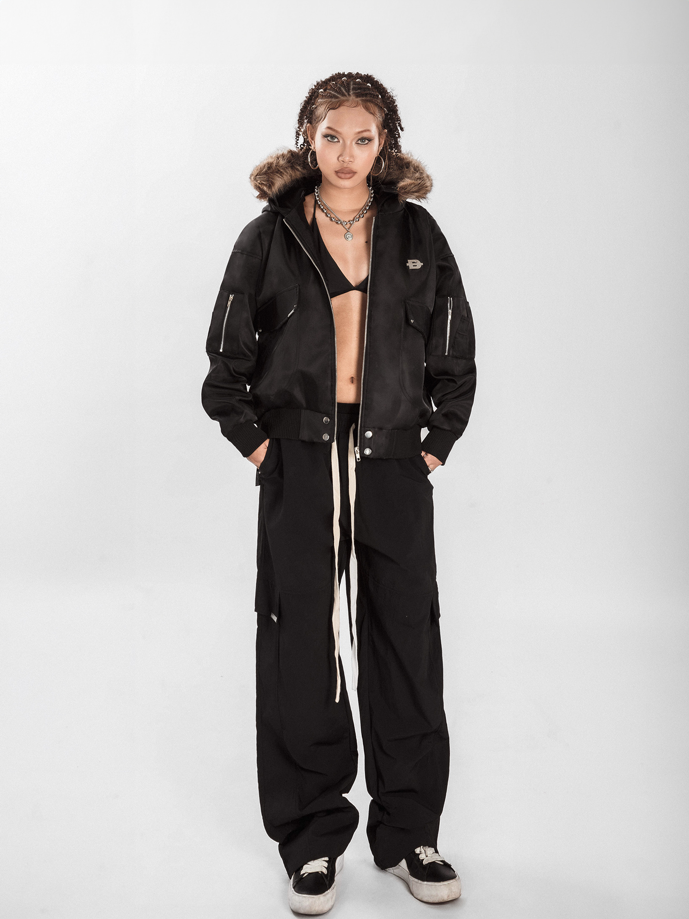 DSW Hunter Hooded Bomber Jacket