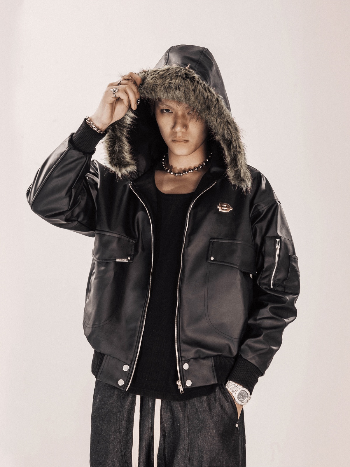 DSW Hunter Hooded Bomber Jacket