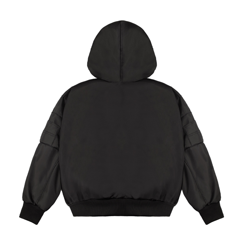 DSW Double Box Hooded Bomber Jacket