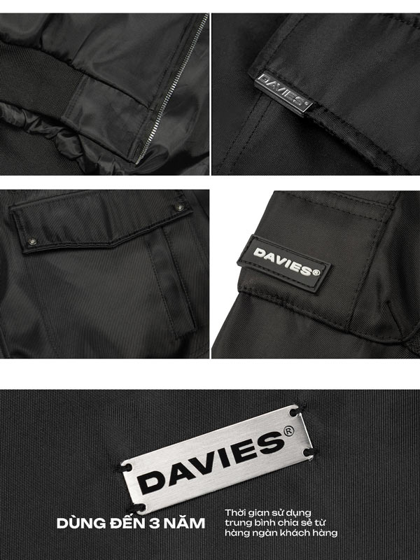 DSW Double Box Hooded Bomber Jacket