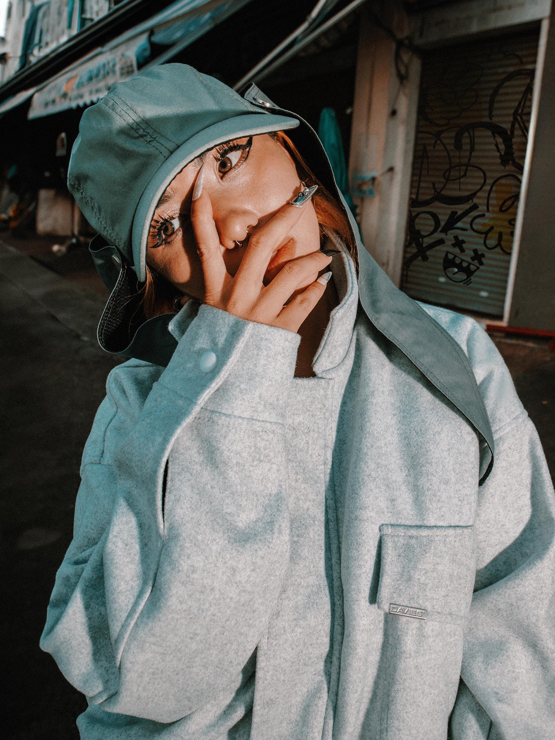 DSW Crop Bomber Jacket Classy