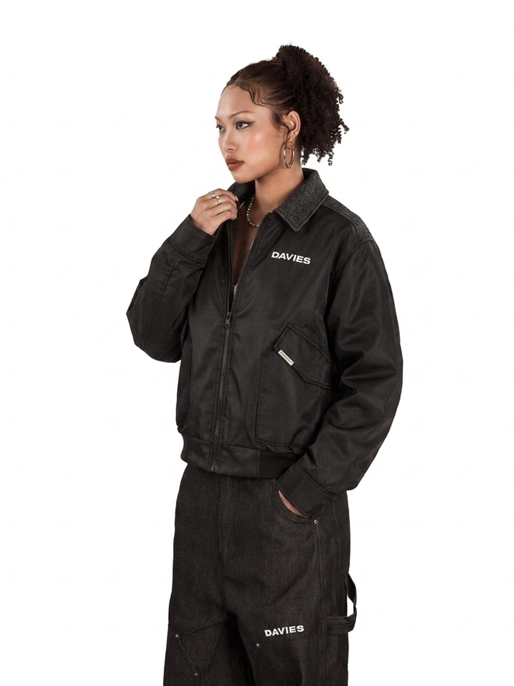 DSW Flannel Type Logo Jacket
