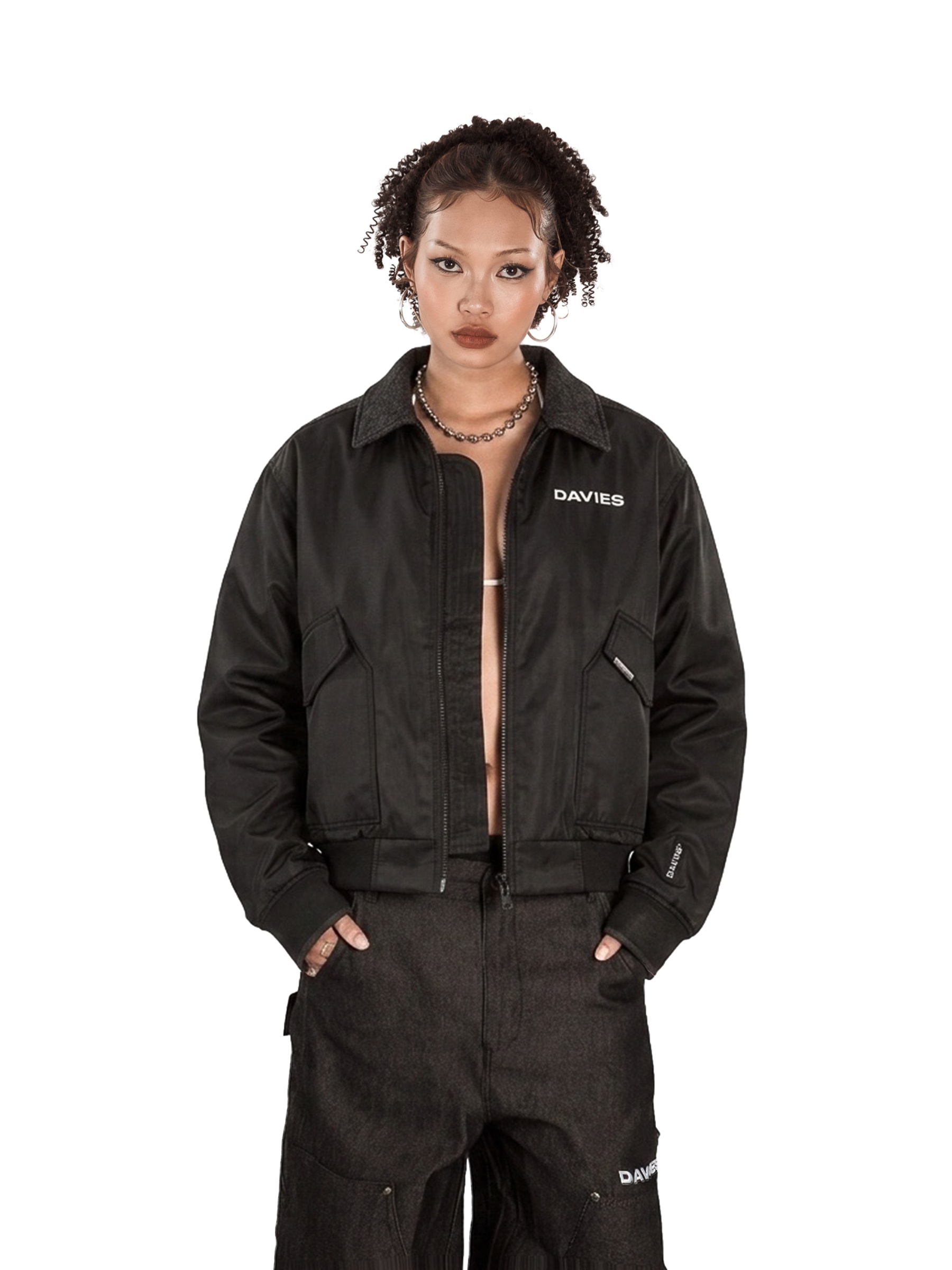 DSW Flannel Type Logo Jacket