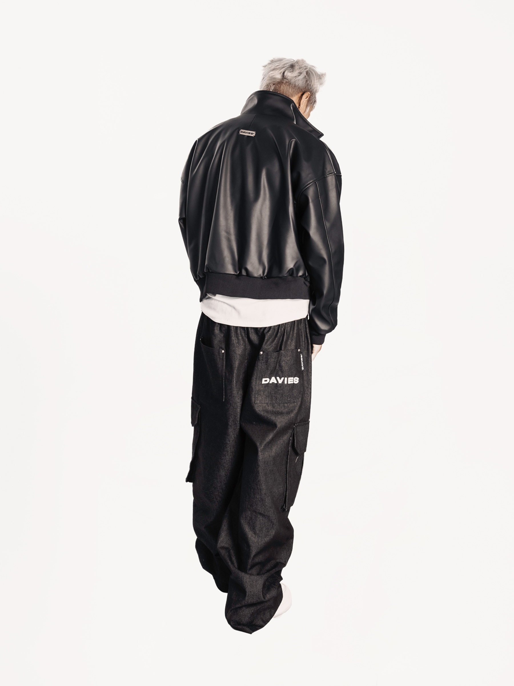 DSW Crop Bomber Jacket Classy
