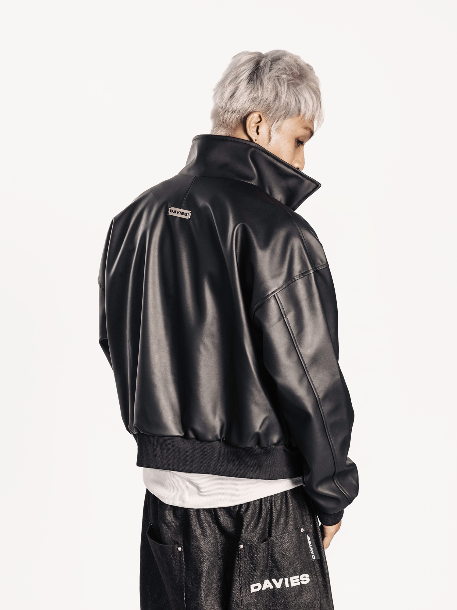 DSW Crop Bomber Jacket Classy