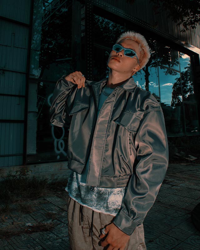 DSW Crop Bomber Jacket Classy