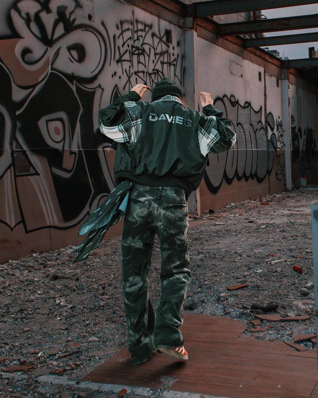 DSW Flannel Type Logo Jacket
