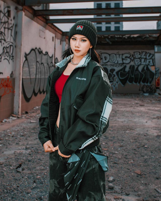 DSW Flannel Type Logo Jacket