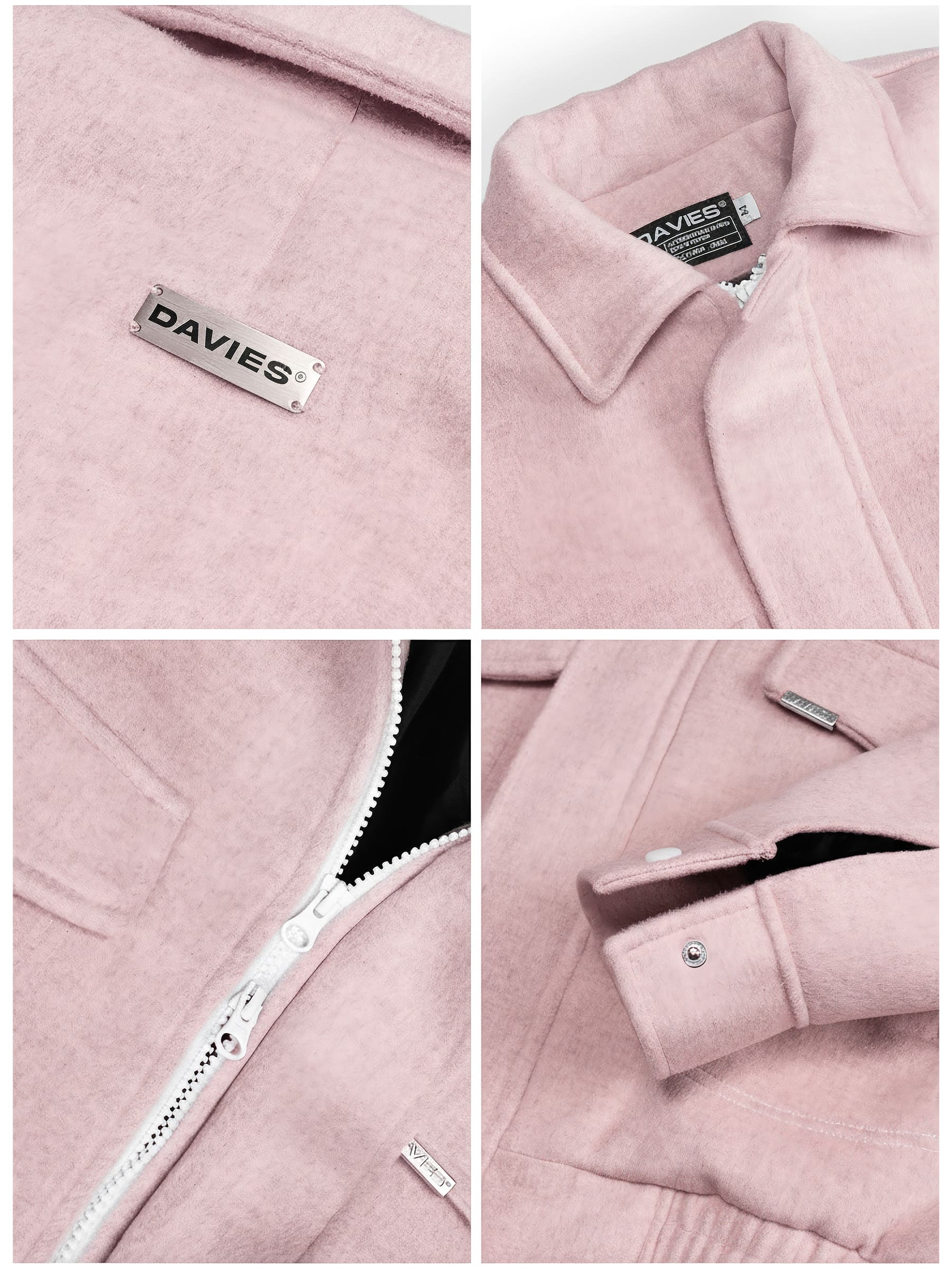 DSW Crop Bomber Jacket Classy - Dạ Hồng